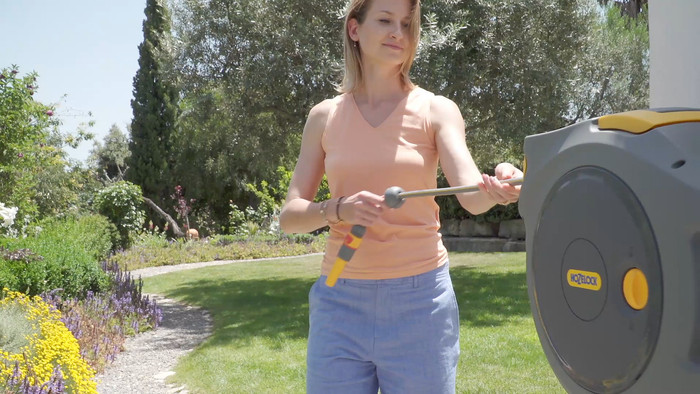 Hozelock Auto Reel 20 mètres produit à l'usage