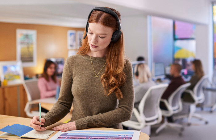 Jabra Evolve2 65 Flex MS Casque de Bureau Sans fil produit à l'usage