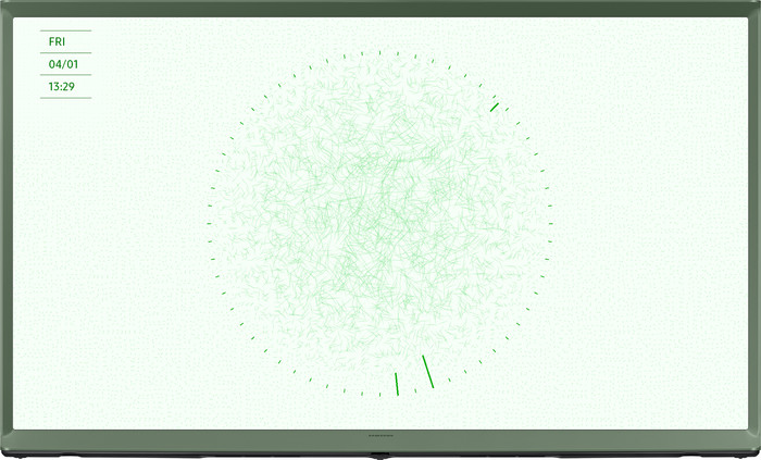 Samsung The Serif Ivy Green 55LS01D (2024) voorkant