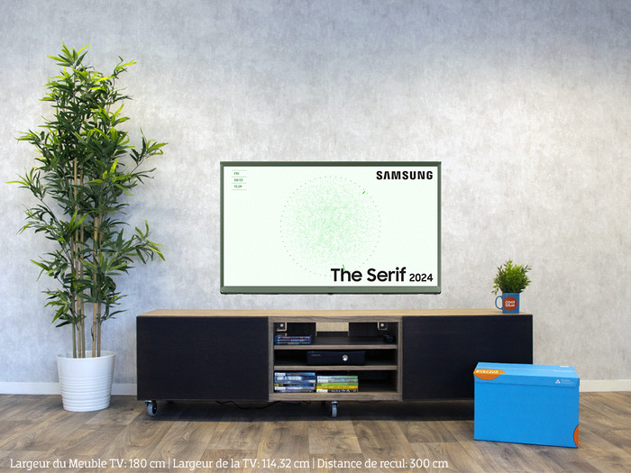 Samsung The Serif Ivy Green 50LS01D (2024) visuel Coolblue 1