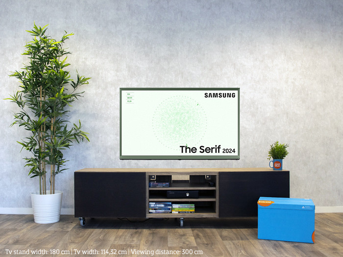 Samsung The Serif Ivy Green 50LS01D (2024) visual Coolblue 1