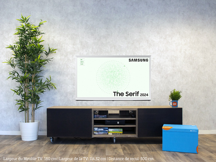 Samsung The Serif Cloud White 50LS01D (2024) visuel Coolblue 1