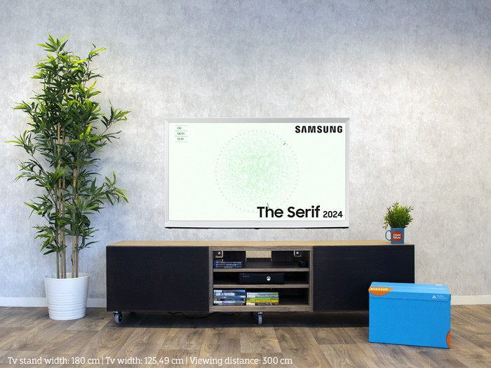 Samsung The Serif Cloud White 55LS01D (2024) visual Coolblue 1