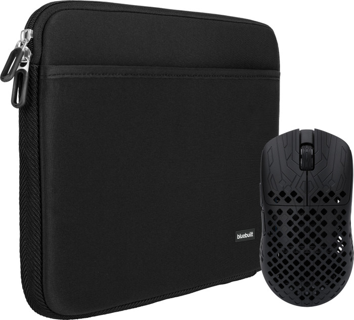 BlueBuilt Laptophoes breedte 31 cm 13 inch M Zwart + Vortech Prestige Gaming Muis Main Image