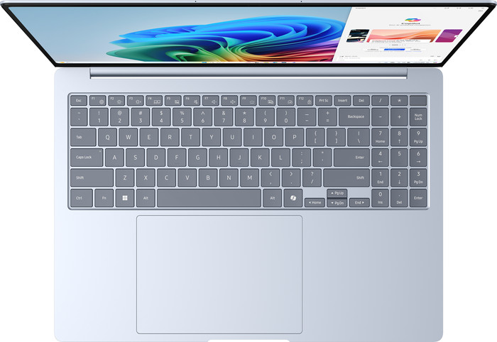 Samsung Galaxy Book4 Edge OLED Copilot+ PC NP960XMA-KB1NL bovenkant