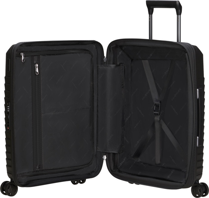 Samsonite Intuo Expandable Spinner 55cm Duo Pack Black inside