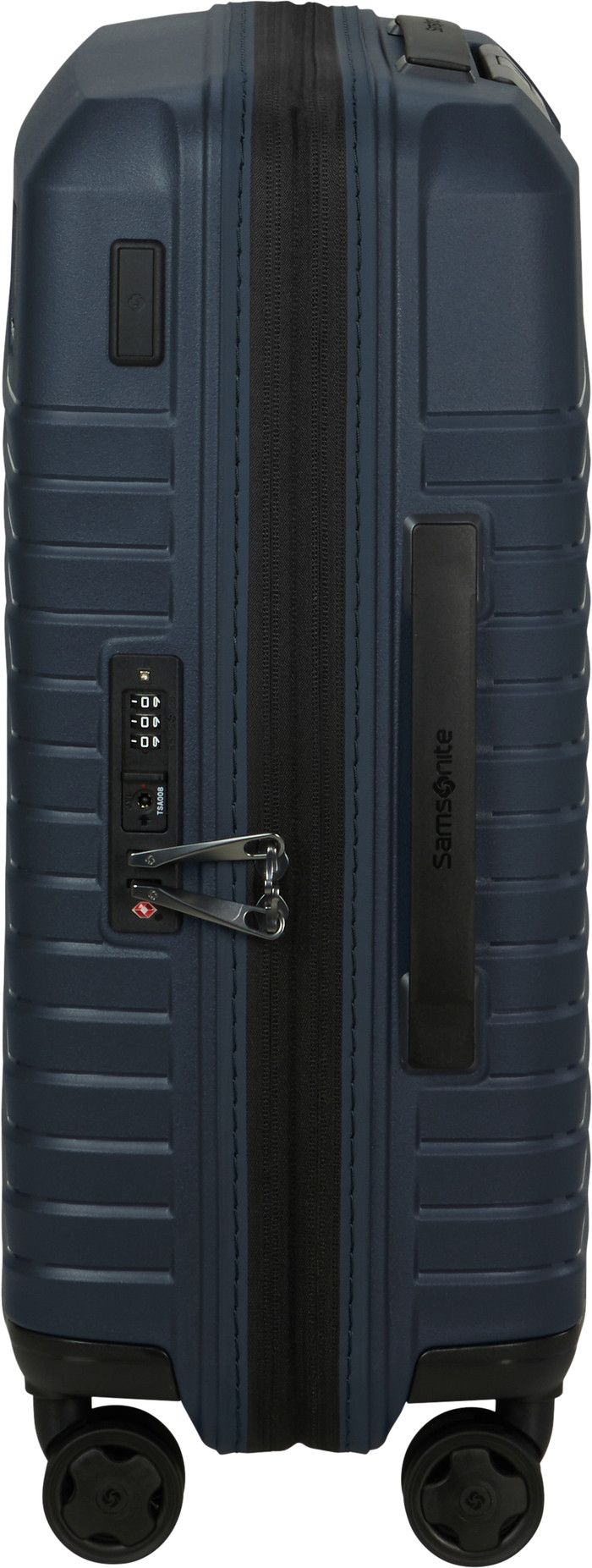 Samsonite Intuo Expandable Valise à 4 Roulettes 55 cm Lot de 2 Blue Nights côté gauche