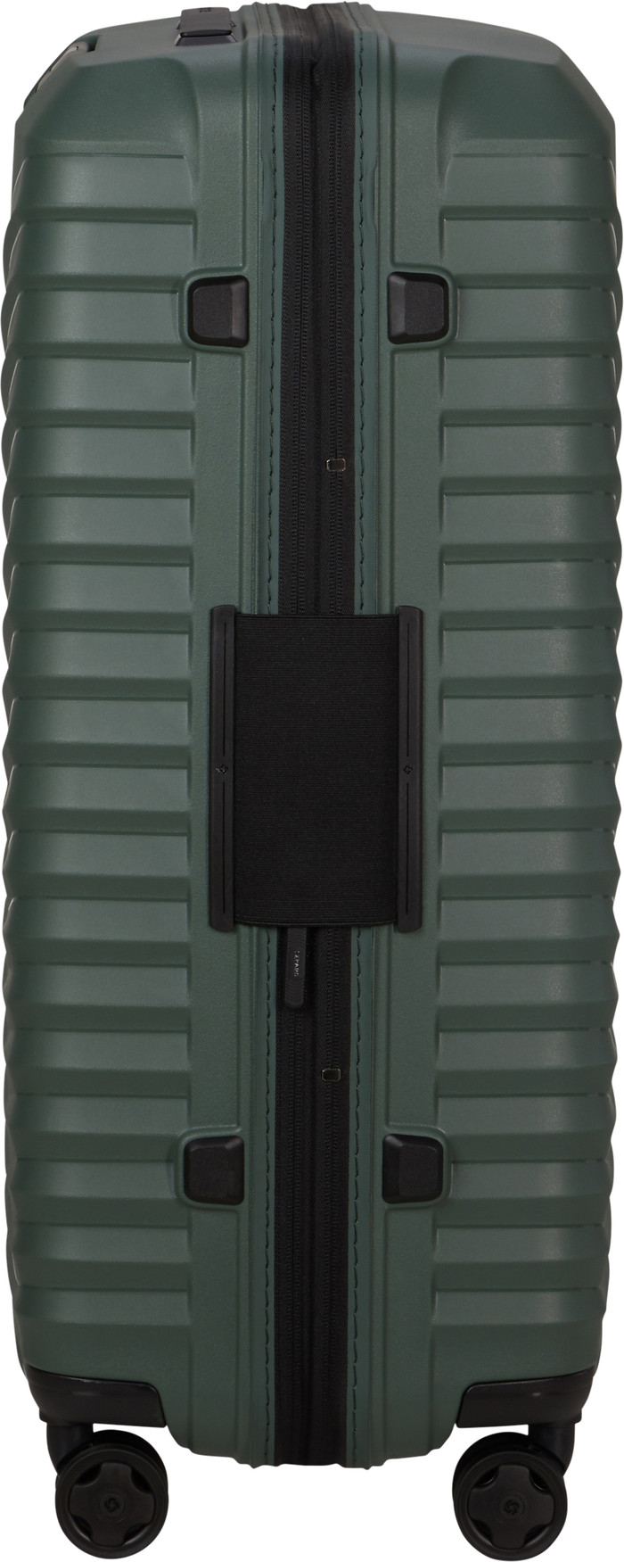 Samsonite Intuo Expandable Valise à 4 Roulettes 69 cm Lot de 2 Vert Olive côté droit