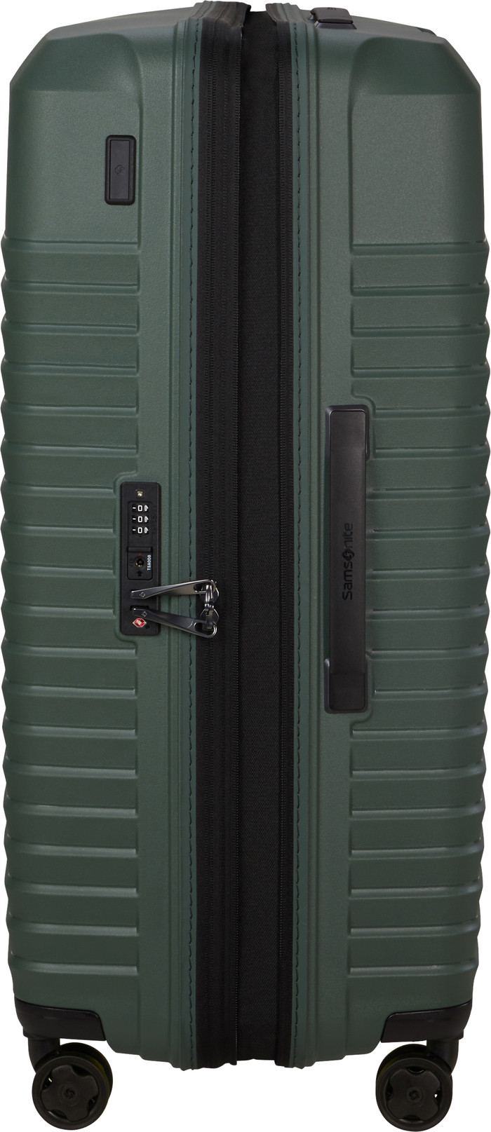 Samsonite Intuo Expandable Spinner 75cm Olive Green left side
