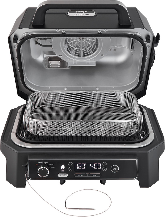 Ninja Woodfire BBQ Électrique Gril et Smoker OG850EU intérieur