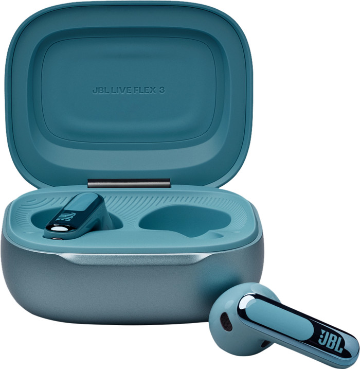JBL Live Flex 3 Blauw detail