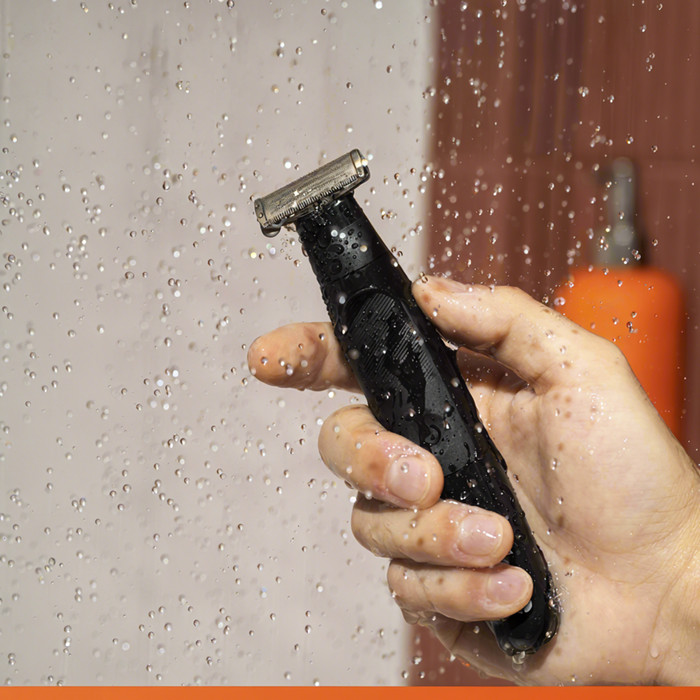 Gillette Fusion One Hybrid product in gebruik