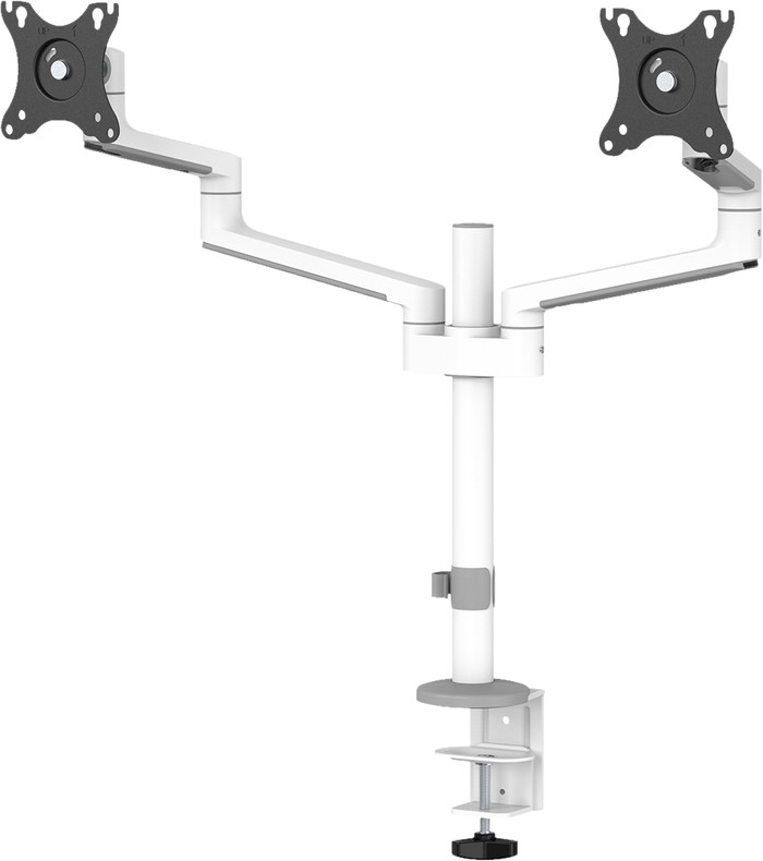 Neomounts NEXT Lite DS60-425WH2 Monitor Arm for 17 to 27-inch Screens - White front
