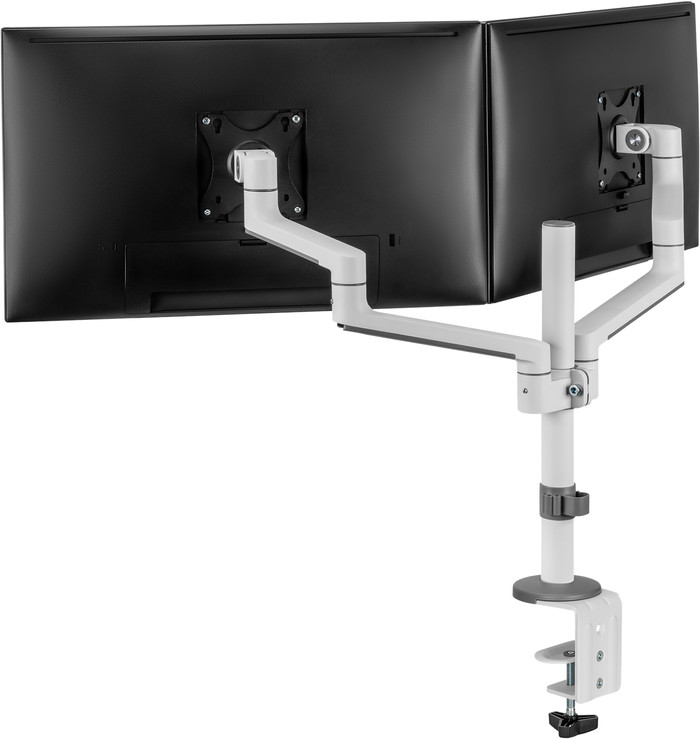 Neomounts NEXT Lite DS60-425WH2 Monitor Arm for 17 to 27-inch Screens - White back