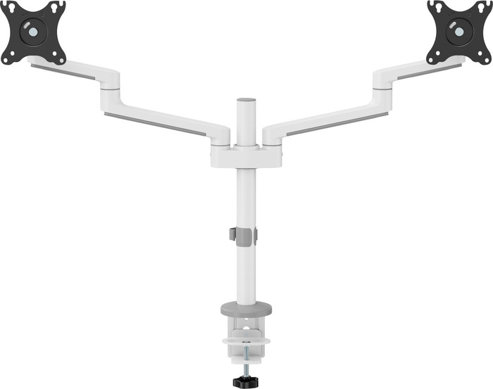 Neomounts NEXT Lite DS60-425WH2 Monitor Arm for 17 to 27-inch Screens - White front