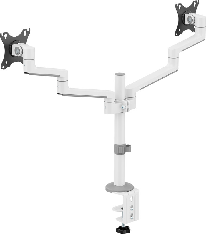 Neomounts NEXT Lite DS60-425WH2 Monitor Arm for 17 to 27-inch Screens - White back