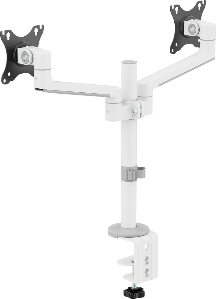 Neomounts NEXT Lite DS60-425WH2 Monitor Arm for 17 to 27-inch Screens - White back