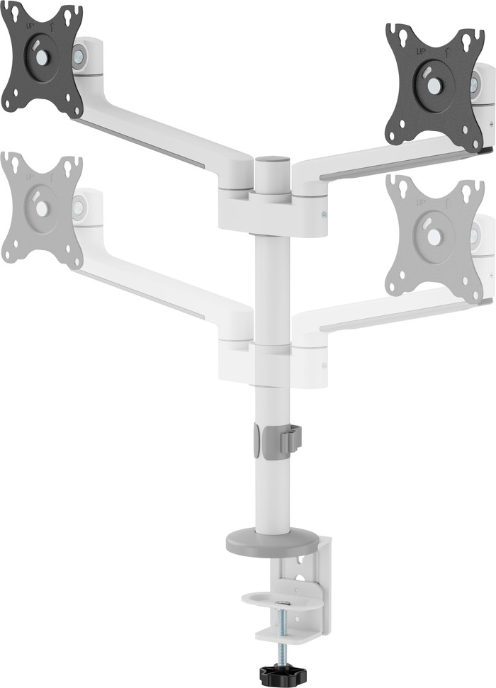 Neomounts NEXT Lite DS60-425WH2 Monitor Arm for 17 to 27-inch Screens - White right side