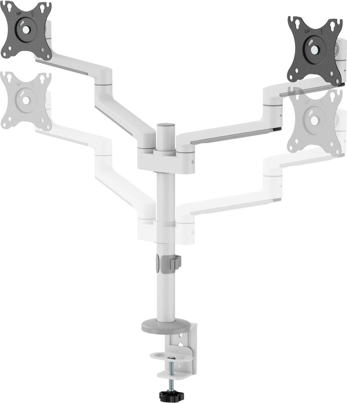 Neomounts NEXT Lite DS60-425WH2 Monitor Arm for 17 to 27-inch Screens - White right side