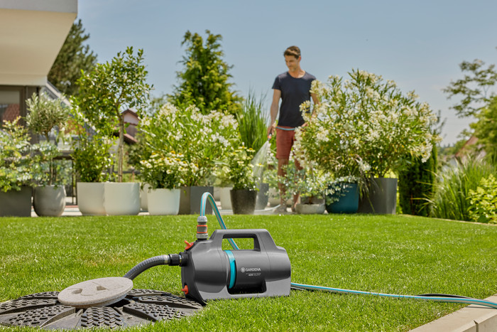Gardena Irrigation Pump 4200 Silent product in use