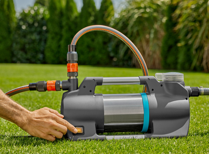 Gardena Besproeiingspomp 5600 Silent+ product in gebruik