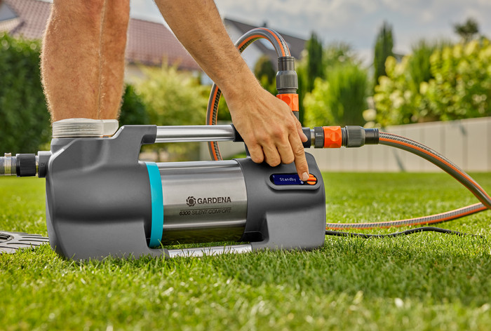 Gardena Besproeiingspomp 6300 SilentComfort product in gebruik