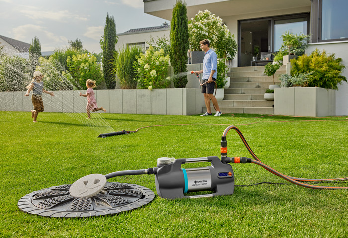 Gardena Besproeiingspomp 6300 SilentComfort product in gebruik