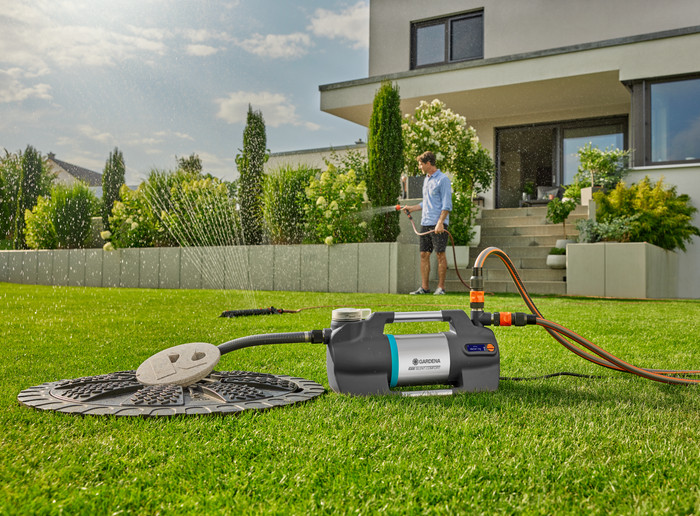 Gardena Besproeiingspomp 6300 SilentComfort product in gebruik