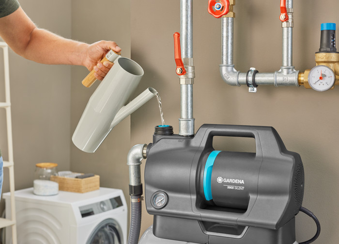 Gardena Hydrofoorpomp 3900 Silent product in gebruik