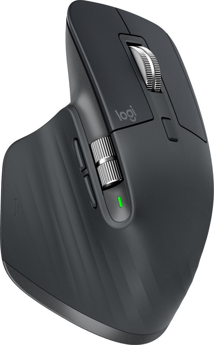 Logitech MX Master 3S Grafiet linkerkant