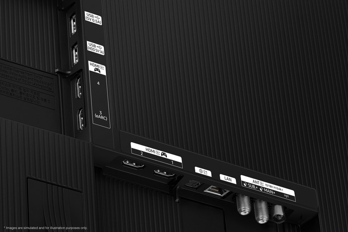 Samsung OLED 4K 55S85D (2024) detail