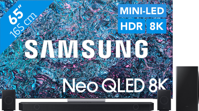 Samsung Neo QLED 8K 65QN900D (2024) + Soundbar Main Image