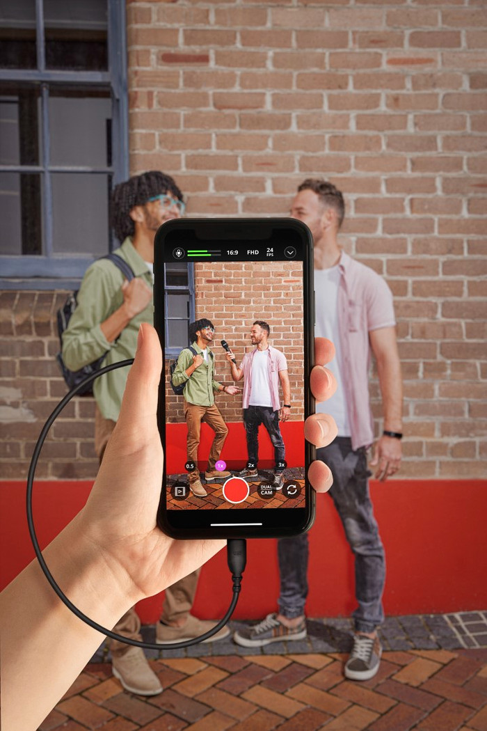 RODE Interview Pro product in use