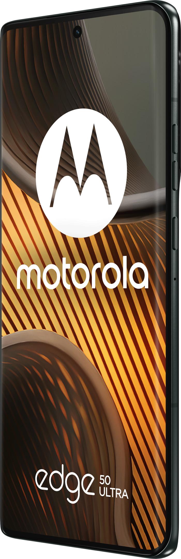 Motorola Edge 50 Ultra 1TB Zwart 5G + Just in Case Tempered Glass Screenprotector voorkant
