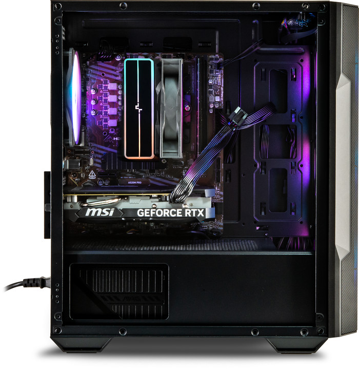 Cobalt x Powered by MSI - Tier 1 - RTX 5060 - Ryzen 7 5700X - 16GB - 1TB SSD binnenkant