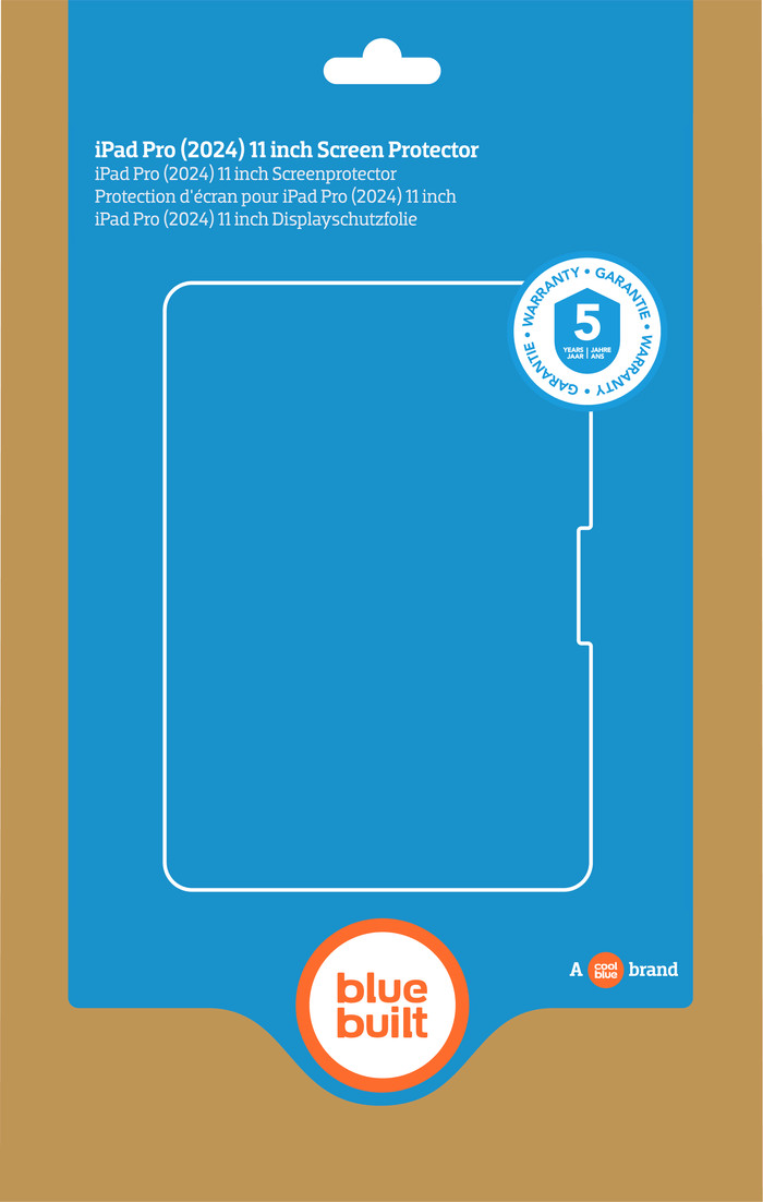 BlueBuilt Apple iPad Pro 11 Pouces (2025/2024) Protège-écran Verre emballage