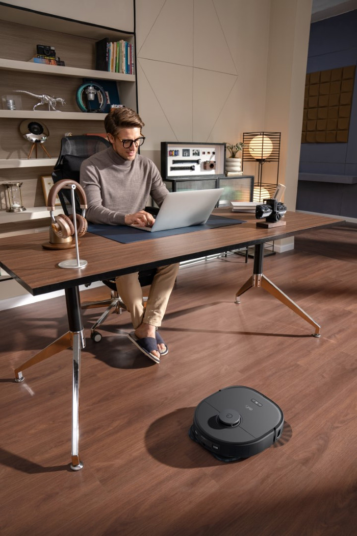 eufy X10 Pro Omni product in use