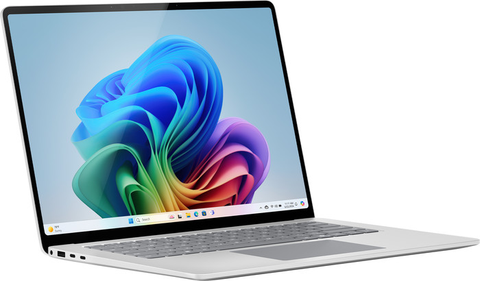Microsoft Surface Laptop Copilot+ PC 15 Snapdragon X Elite/16GB/256GB Platinum AZERTY left side
