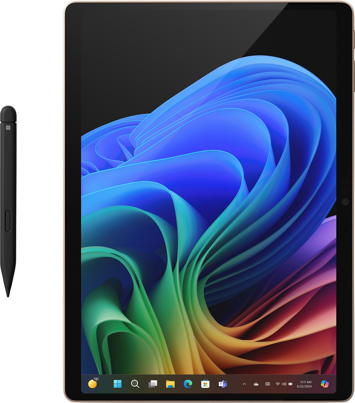 Microsoft Surface Pro 11 Snapdragon X Plus / 16GB / 512GB Dune (No charger) bovenkant