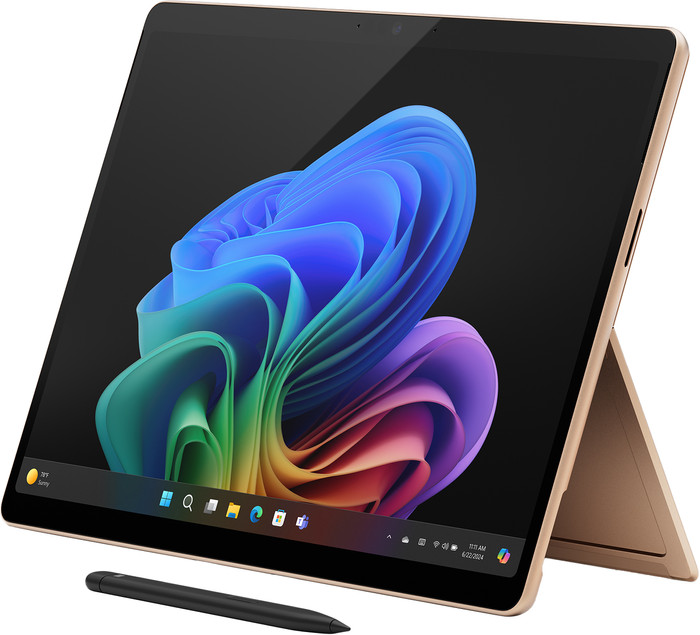 Microsoft Surface Pro 11 Snapdragon X Plus / 16GB / 512GB Dune (No charger) rechterkant