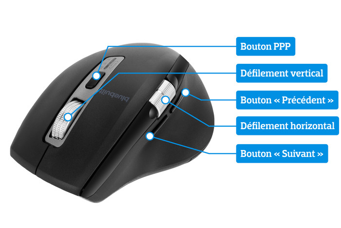 BlueBuilt Maximus Souris Ergonomique Bluetooth Sans Fil visuel Coolblue 1