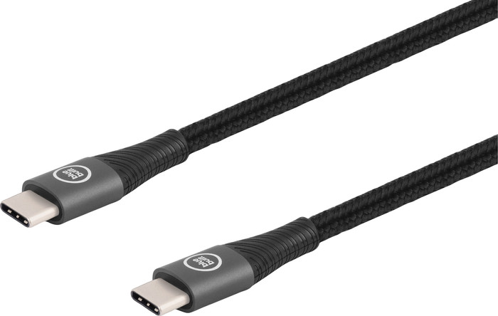 BlueBuilt Snellader met 2 Usb Poorten 38W Zwart + Usb C Kabel 1,5m detail