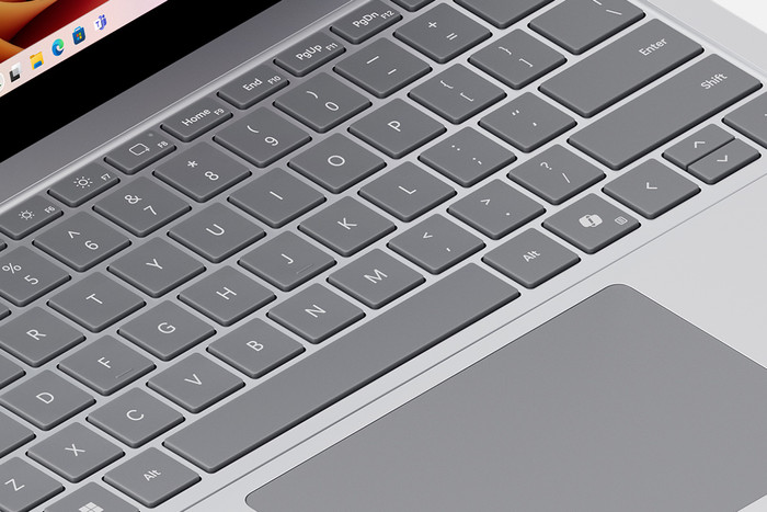 Microsoft Surface Laptop Copilot+ PC 13.8 Snapdragon X Plus/16GB/512GB Platinum AZERTY detail