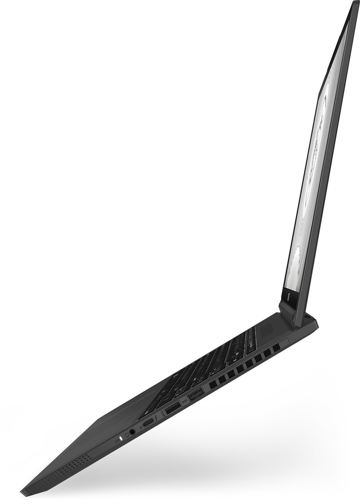 MSI CreatorPro 16 AI Studio A1VJG-254BE AZERTY right side