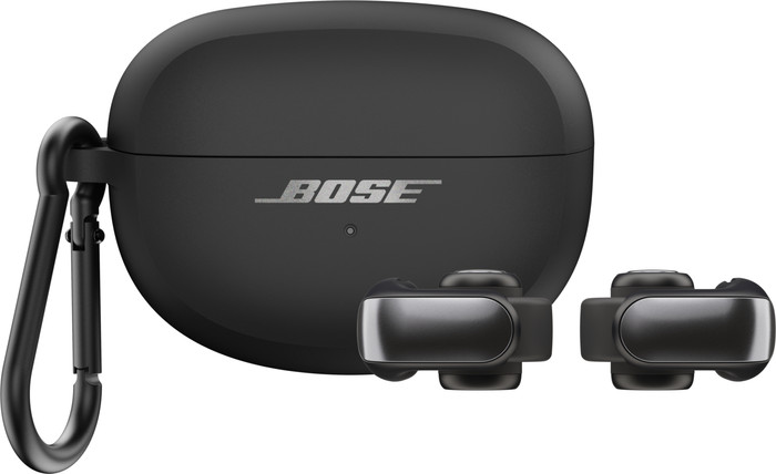 Siliconen opbergetui voor Bose Ultra Open oordopjes Zwart voorkant