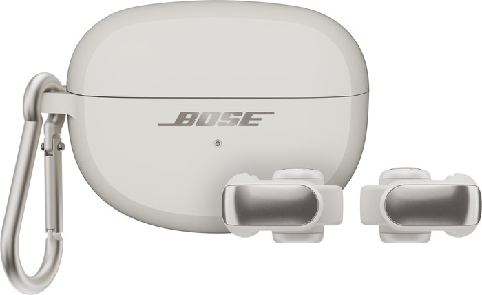 Siliconen opbergetui voor Bose Ultra Open oordopjes Wit voorkant