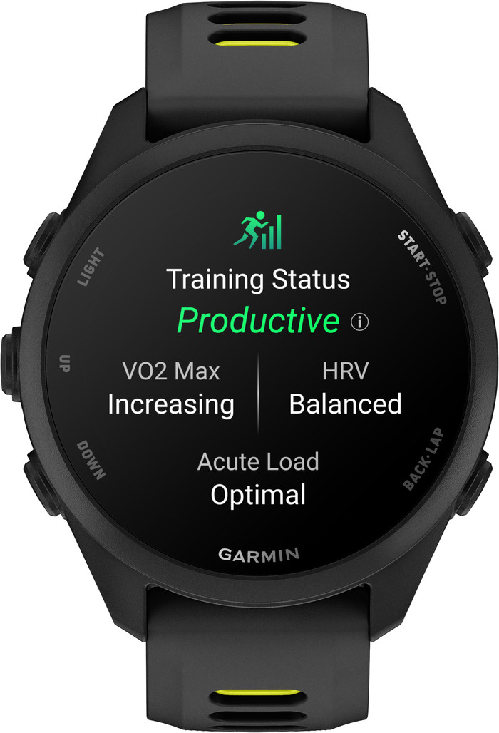 Garmin Forerunner 170 43 mm Zwart voorkant