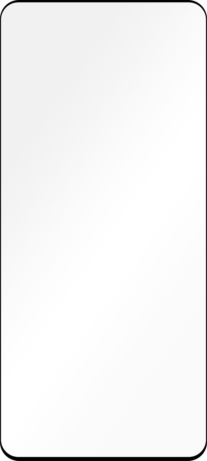 Just In Case Full Cover Motorola Edge 50/ Edge 50 Pro Screenprotector Zwart voorkant