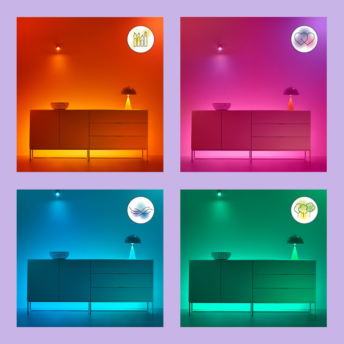 WiZ Edison Filament lamp- Gekleurd en wit licht - E27 visual leverancier