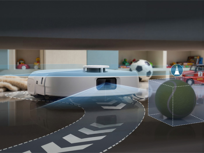 eufy Omni C28 Blanc produit à l'usage
